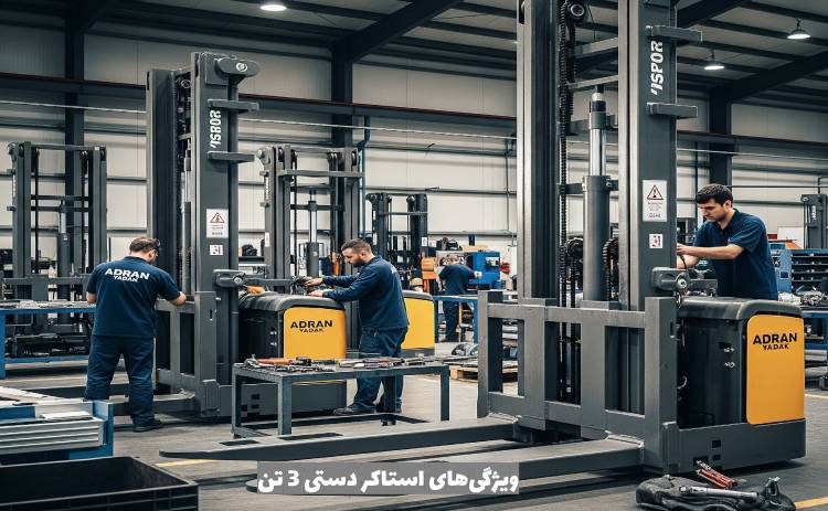 ویژگی‌های استاکر دستی 3 تن