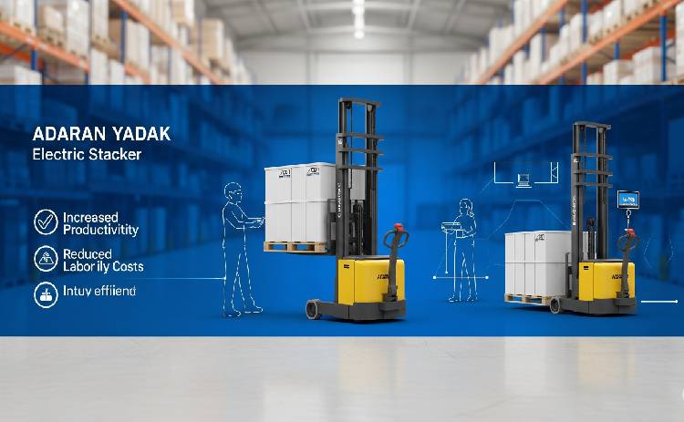معرفی استاکر برقی (electric stacker) آدران یدک